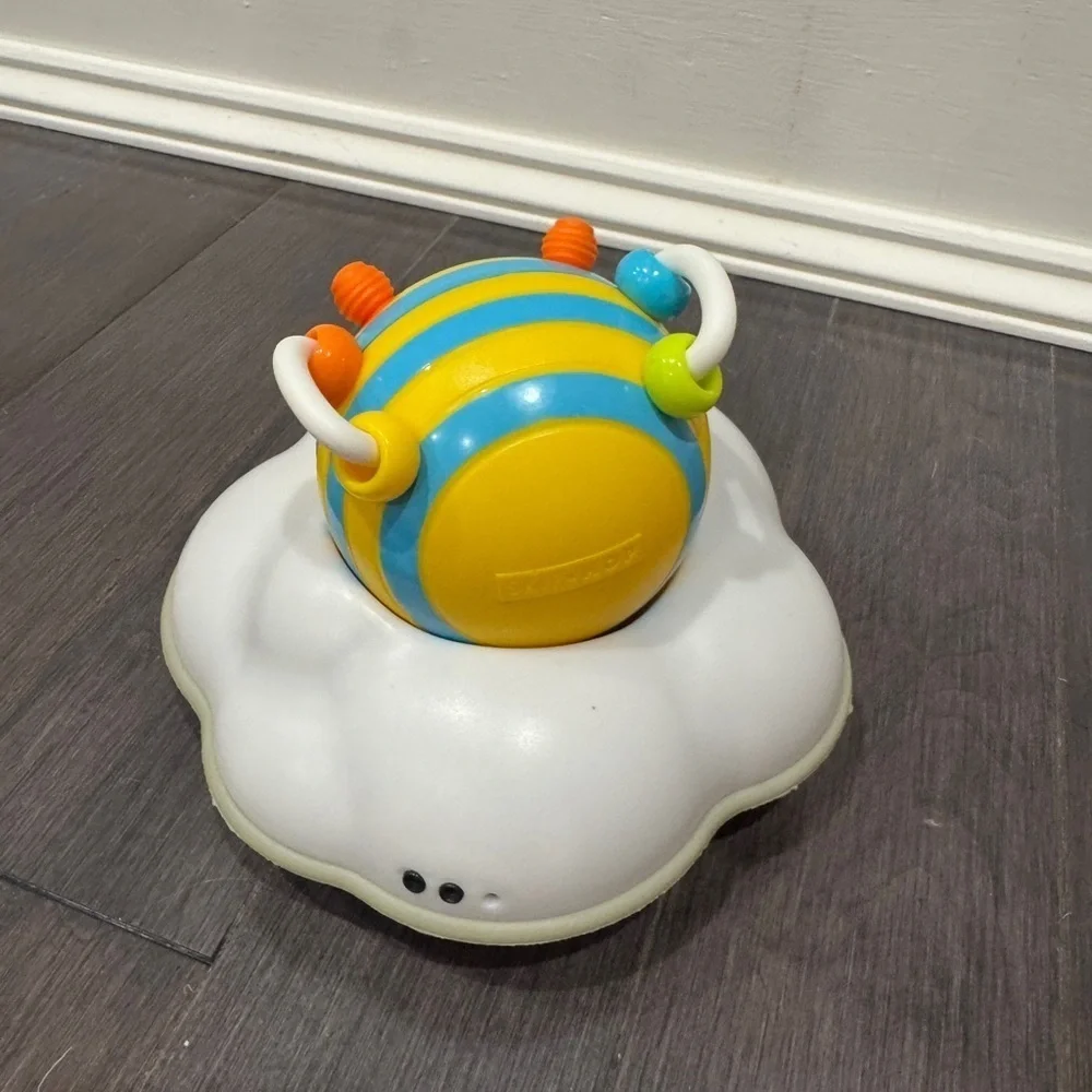 Skip Hop Bumble Bee Yellow and Blue Electronic Musical Bee Crawling Toy